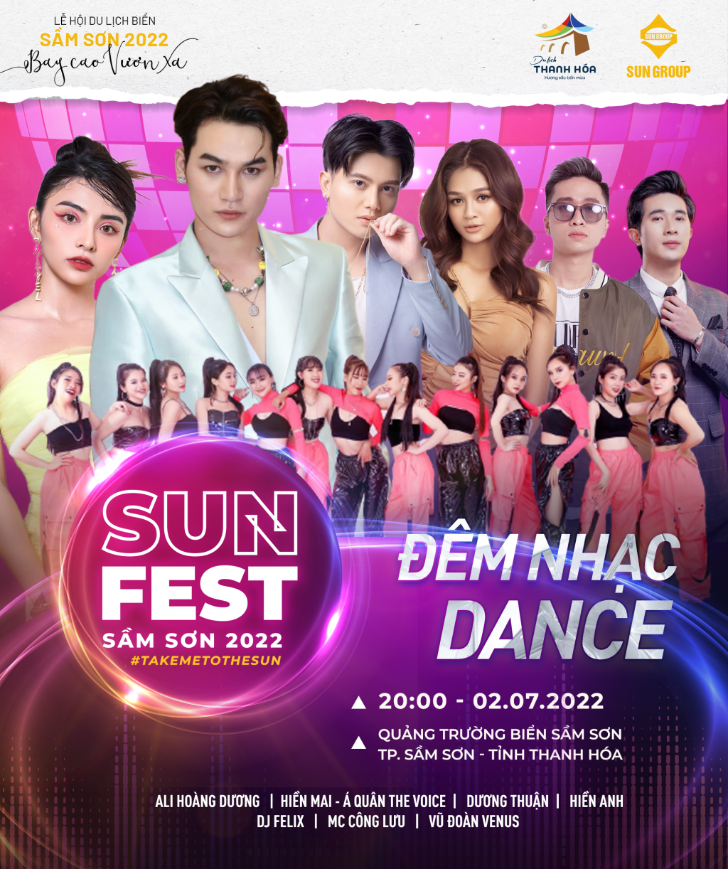 Đêm nhạc thứ 10 Sun Fest mang chủ đề nhạc Dance sôi động