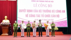 Công an TP Hà Nội có 3 tân Phó Giám đốc