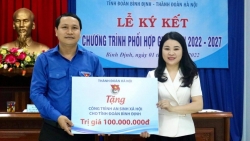 Tuổi trẻ Hà Nội và Bình Định ký kết chương trình hợp tác