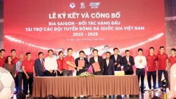 SABECO trở thành đối tác hàng đầu của các đội tuyển bóng đá quốc gia Việt Nam