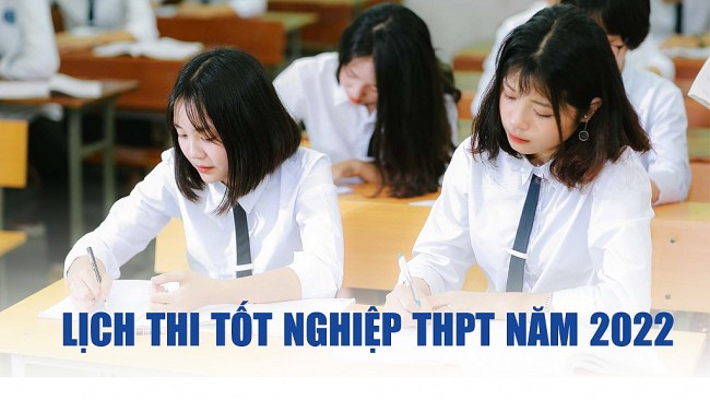 Lịch thi tốt nghiệp THPT năm 2022