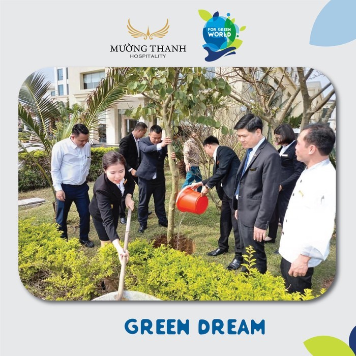 “For Green World – Cho một Trái Đất xanh” là thông điệp Tập đoàn Mường Thanh lựa chọn cho chiến dịch hành động vì môi trường.