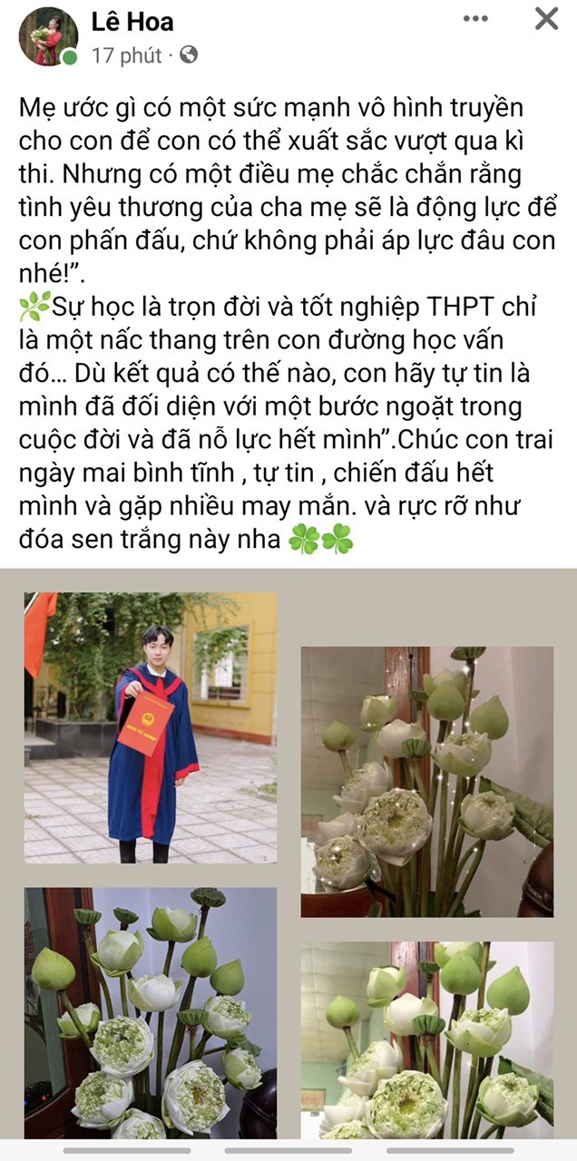 Tình yêu thương của cha mẹ mãi là động lực cho con