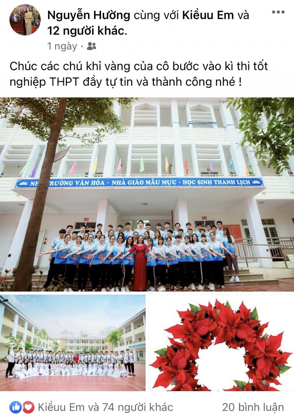 Bằng cách gọi thân yêu “khỉ vàng” đã phần nào giúp các em vơi đi áp lực của kỳ thi quan trọng này