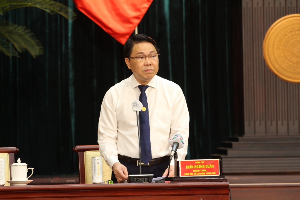 ông Trần Hoàng Quân, Giám đốc Sở Xây dựng TP Hồ Chí Minh