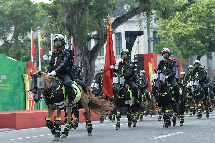 Hình ảnh chưa từng có tại Nhạc hội Cảnh sát các nước ASEAN 2022