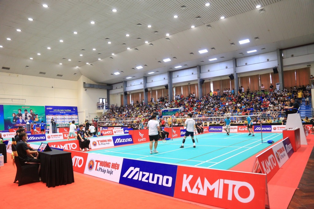 Hơn 600 VĐV tham gia Giải Cầu lông Kamito mở rộng tranh cúp Thương hiệu và Pháp luật lần thứ I - 2022