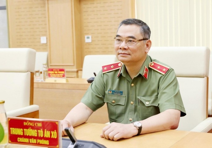 Trung tướng Tô Ân Xô - Chánh Văn phòng kiêm người phát ngôn Bộ Công an