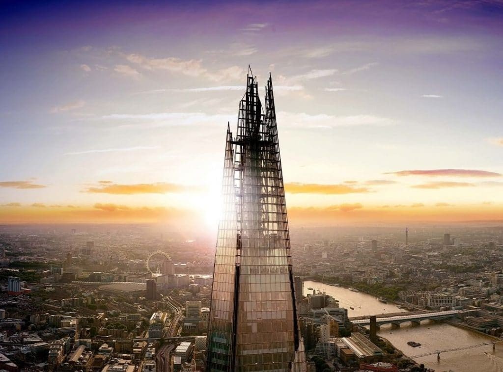 The Shard, tòa nhà cao nhất châu Âu thời điểm 2012 của Renzo Piano