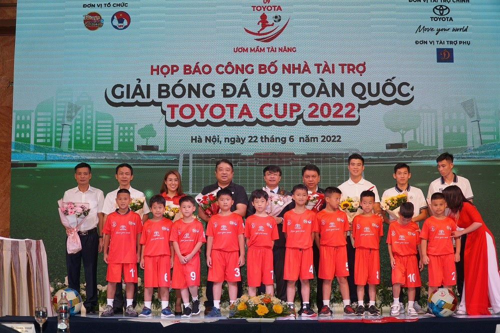 Họp báo giải bóng đá U9 toàn quốc Toyota Cup