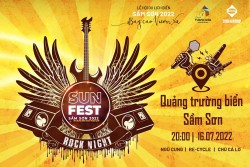 Người dân Sầm Sơn “cháy cuồng nhiệt” trong đêm Rock Sun Fest 16/7