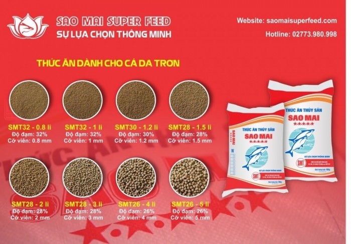 Sao Mai Super Feed: Lựa chọn không thể tốt hơn cho hộ nuôi thủy sản