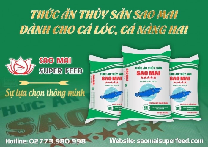 Sao Mai Super Feed: Lựa chọn không thể tốt hơn cho hộ nuôi thủy sản