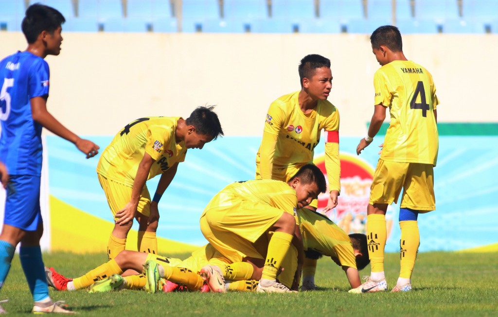 U13 Sông Lam Nghệ An và U13 Hà Nội tranh chức vô địch