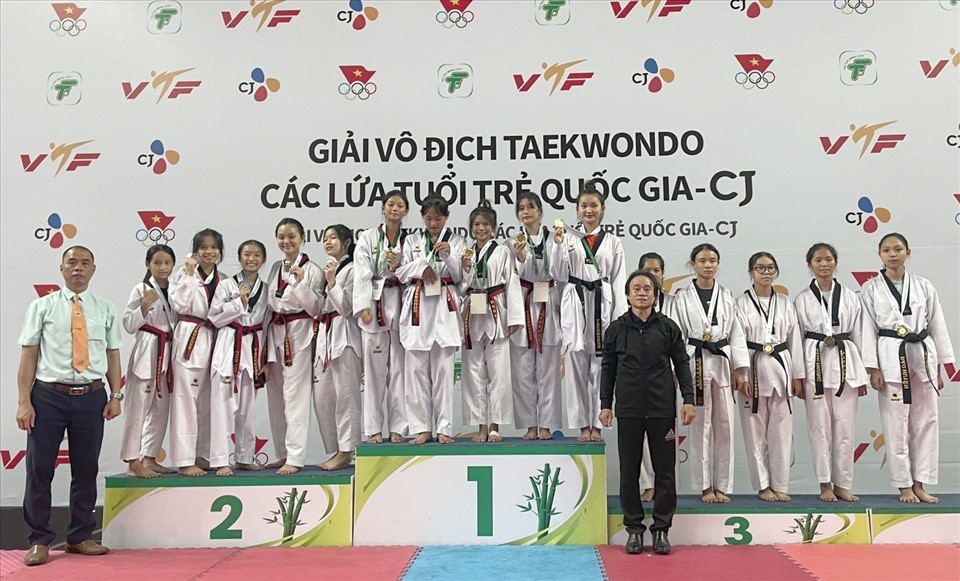 Đội Taekwondo trẻ Bình Dương giành 20 huy chương tại giải quốc gia