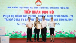 Hà Nội tiếp nhận hơn 28,5 tỷ đồng ủng hộ công tác phòng, chống dịch COVID-19