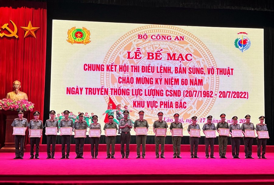 Công an Hà Nội đoạt giải Nhì toàn đoàn Chung kết Hội thi điều lệnh, bắn súng, võ thuật