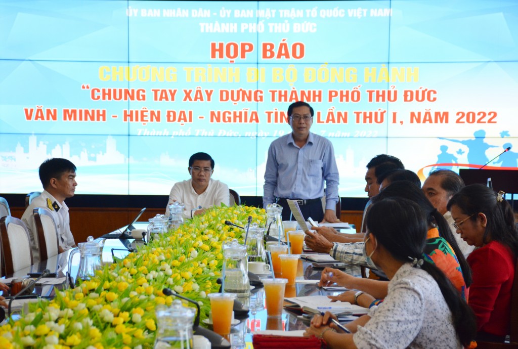 Buổi họp báo công bố chương trình 