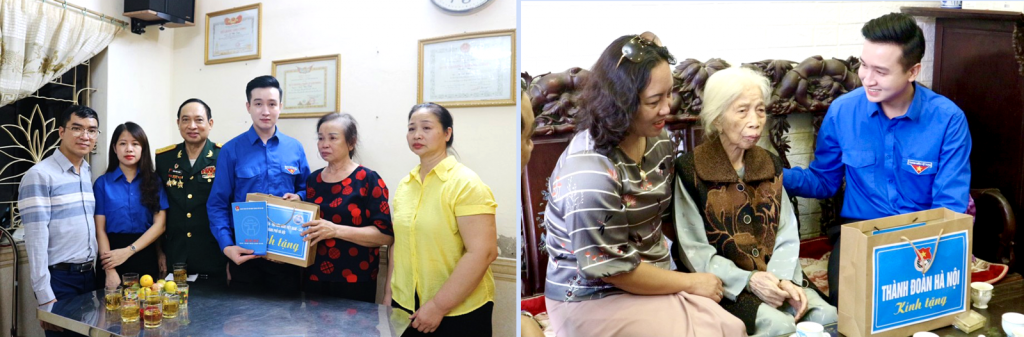 Tuổi trẻ Thủ đô tri ân các Mẹ Việt Nam anh hùng, thương, bệnh binh, gia đình chính sách