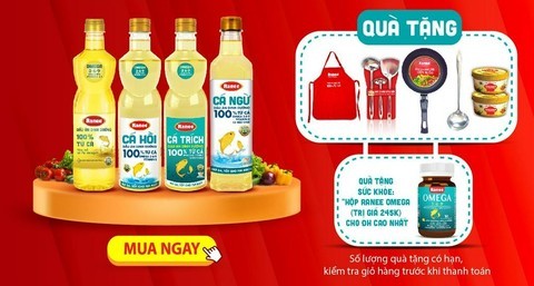 Ranee - dầu ăn dinh dưỡng từ cá được dịp “lên ngôi”