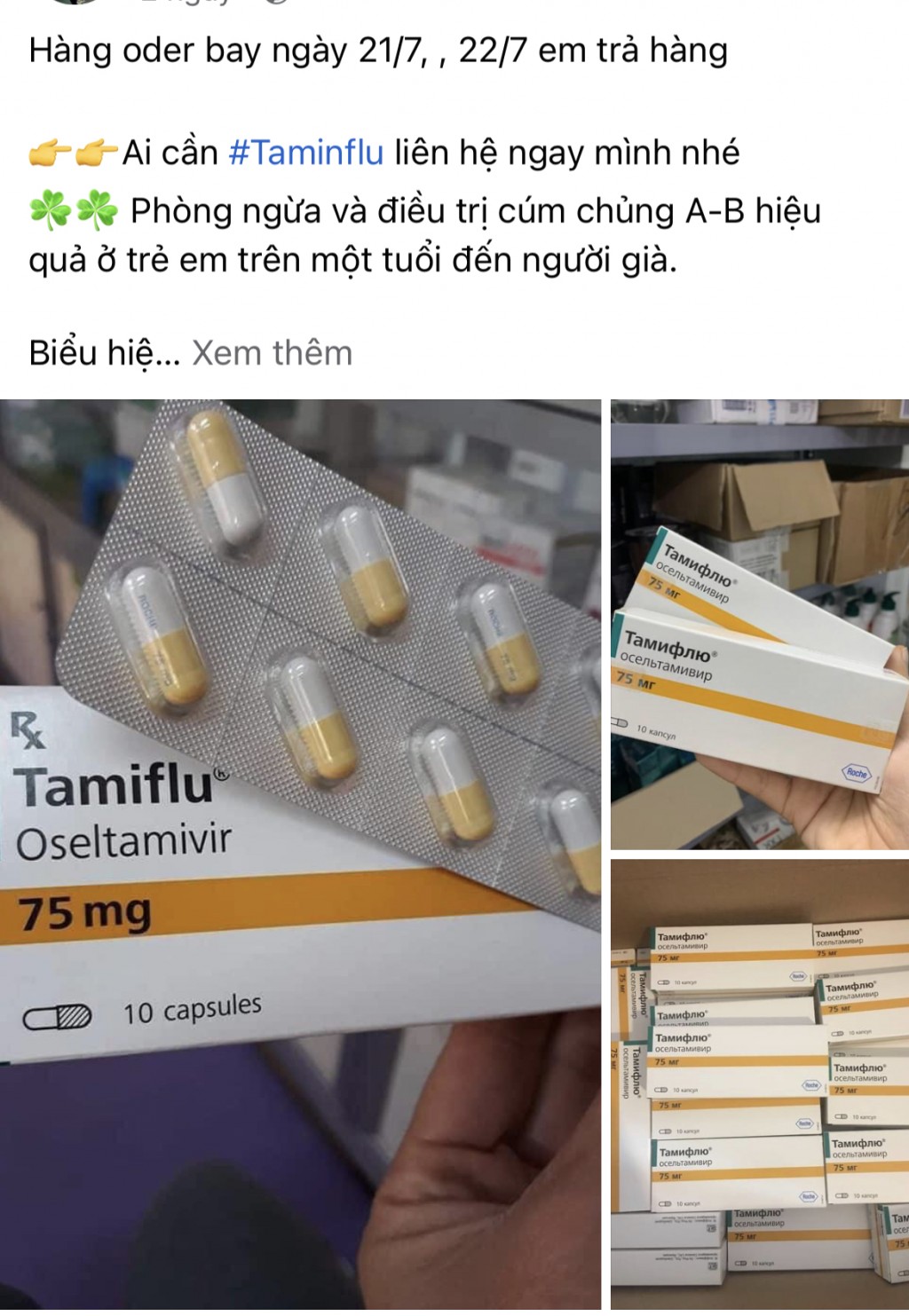 Cảnh báo dịch cúm A có gia tăng, người dân không tự ý dùng thuốc Tamiflu