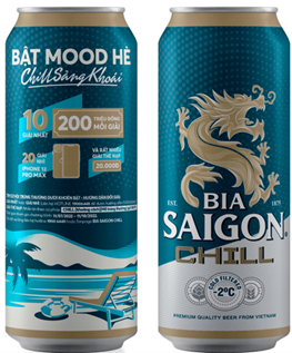 Cùng bia Saigon Chill “Bật mood hè, chill sảng khoái”