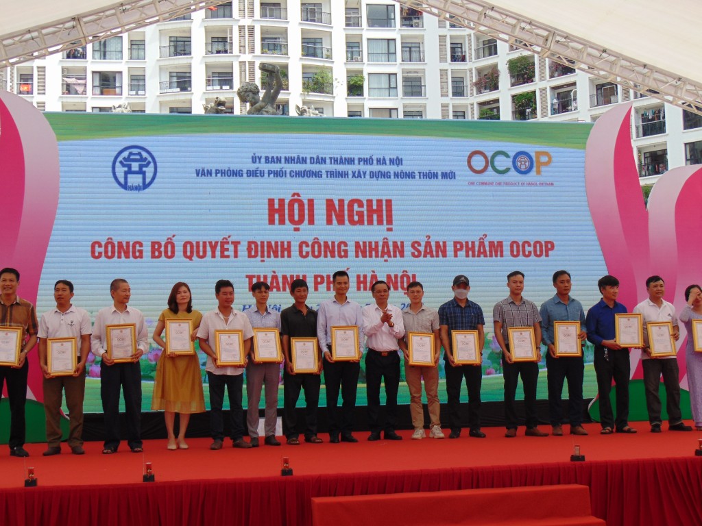 Hà Nội công bố quyết định công nhận 595 sản phẩm OCOP