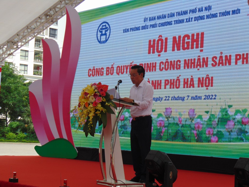 Hà Nội công bố quyết định công nhận 595 sản phẩm OCOP