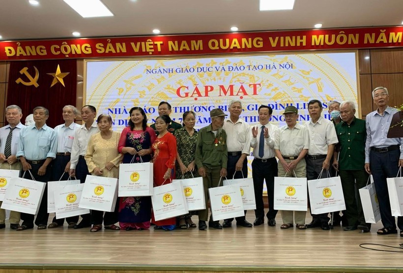 Gặp mặt tri ân các nhà giáo là thương binh, thân nhân gia đình liệt sỹ