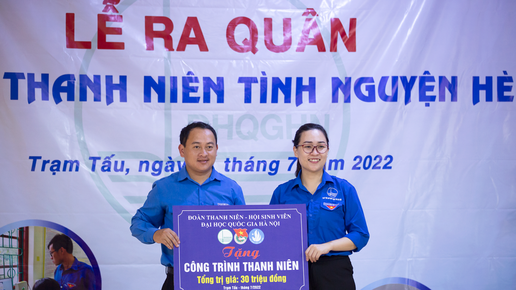 Đoàn Đại học Quốc gia Hà Nội ra quân Chiến dịch Thanh niên tình nguyện hè