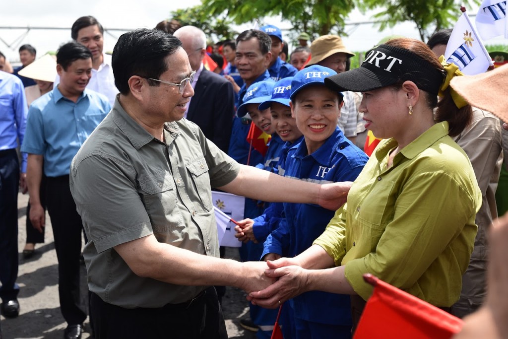 Thủ tướng Phạm Minh Chính thăm và làm việc tại Tập đoàn TH