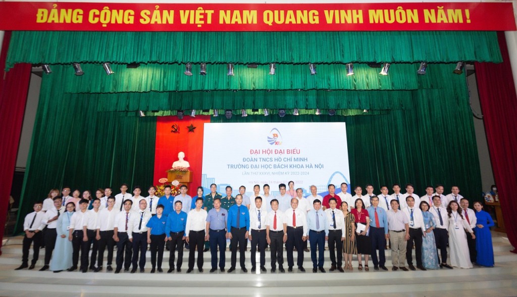 Ban Chấp hành Đoàn TNCS Hồ Chí Minh trường ĐHBKHN lần thứ XXXVI, nhiệm kỳ 2022 - 2024 ra mắt Đại hội