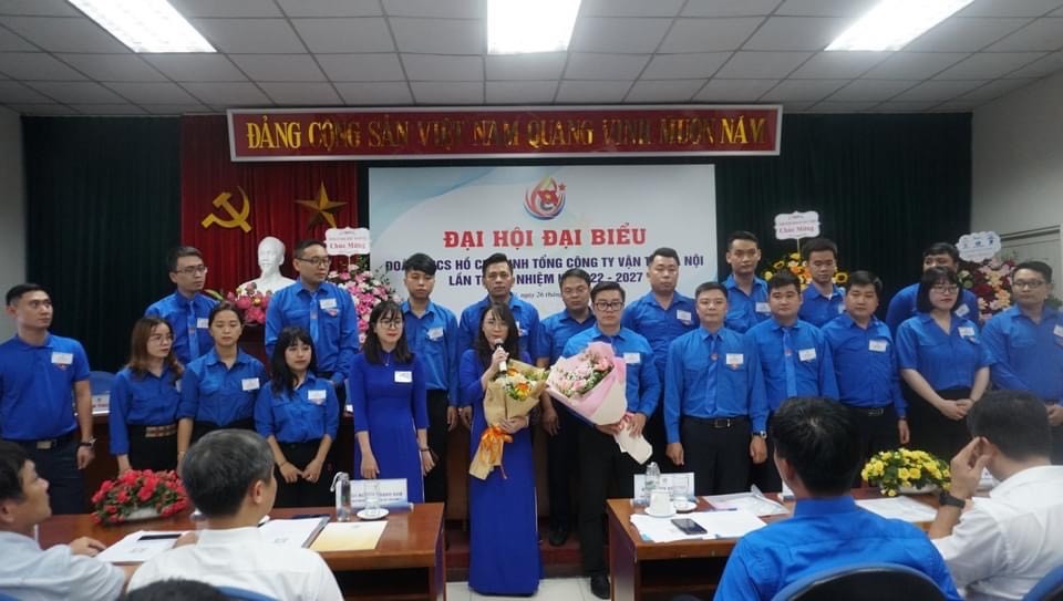 Đồng chí Nguyễn Hồng Vân, Bí thư Đoàn Thanh niên Tổng công ty khoá III được Đại hội tín nhiệm tiếp tục tái cử giữ chức Bí thư Đoàn Thanh niên Tổng công ty khoá IV, nhiệm kỳ 2022 - 2027