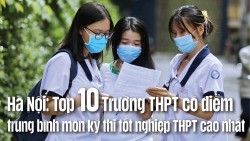 Hà Nội: Top 10 trường THPT có điểm trung bình môn kỳ thi tốt nghiệp THPT cao nhất