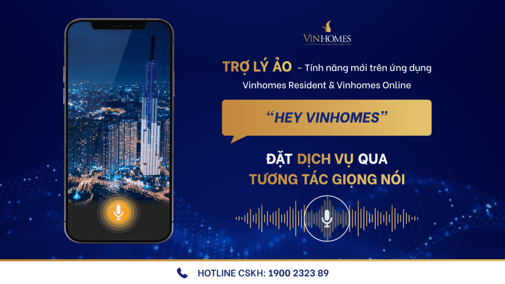 Vinhomes ra mắt tính năng Trợ lý ảo trên ứng dụng Vinhomes Resident và Vinhomes Online