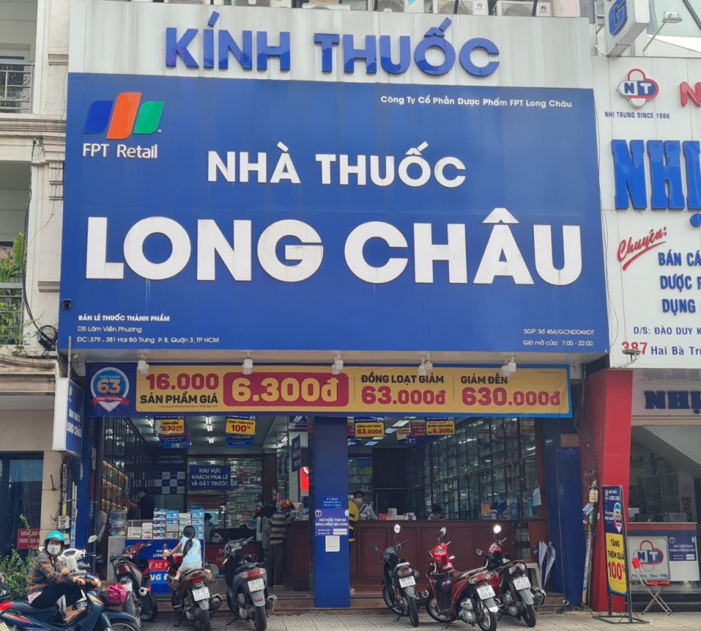 Trụ sở chính Công ty CP Dược phẩm FPT Long Châu tại Quận 3