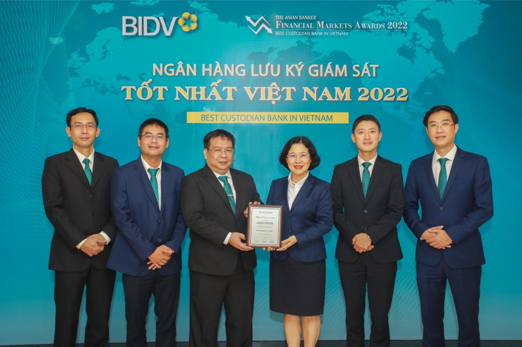 BIDV nhận giải thưởng “Ngân hàng lưu ký giám sát tốt nhất Việt Nam 2022”