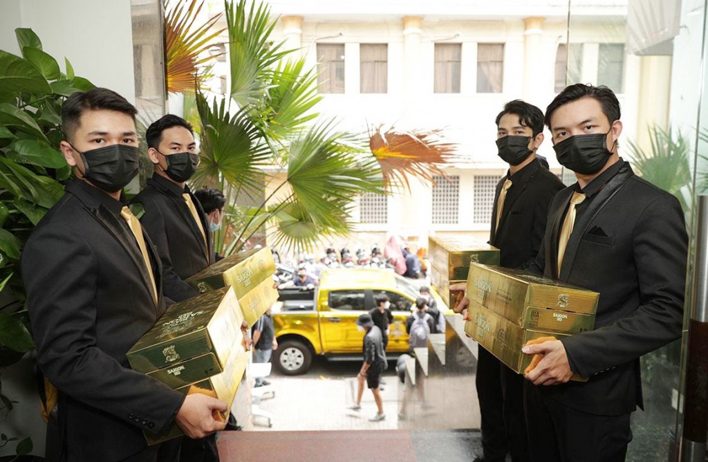 Bia Saigon Gold thường được lựa chọn là quà biếu mỗi dịp đặc biệt, lễ, Tết