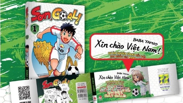 Ra mắt "Sơn,Goal!" - dự án hợp tác truyện tranh Manga Nhật - Việt đầu tiên