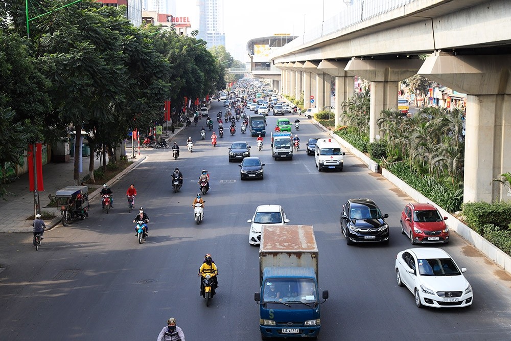 Hà Nội: Thí điểm phân luồng, tổ chức giao thông lại trục đường Nguyễn Trãi