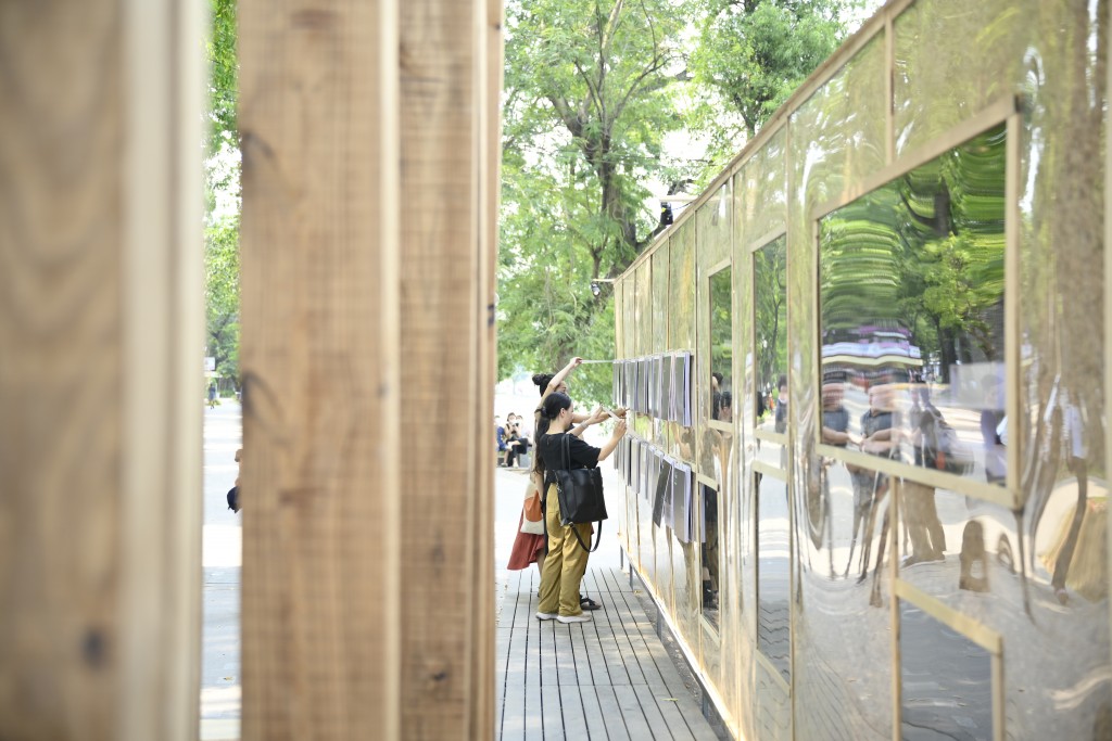 Không gian Pavilion buổi sáng Không gian Pavilion buổi sáng