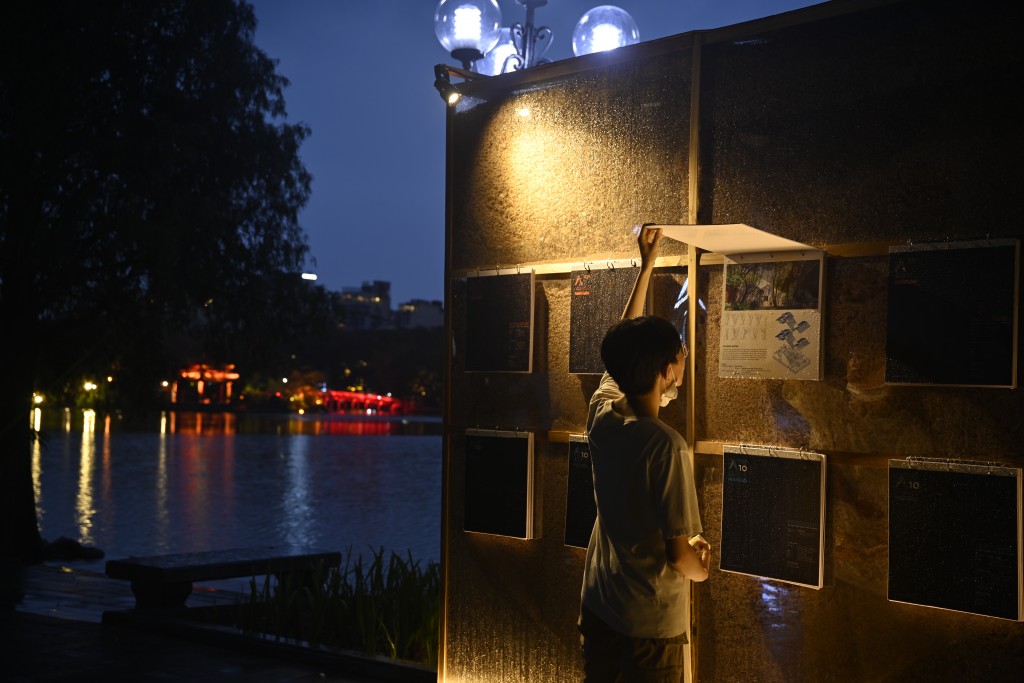 Không gian Pavilion buổi tối Không gian Pavilion buổi tối