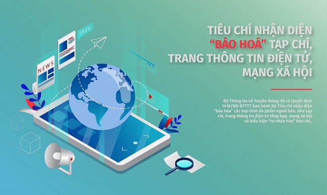 Tiêu chí nhận diện “báo hóa” tạp chí, trang thông tin điện tử, mạng xã hội