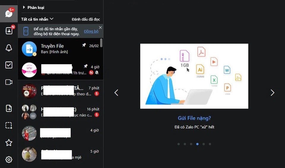 Zalo phiên bản PC được đánh giá là công cụ đắc lực trong công việc của nhiều người