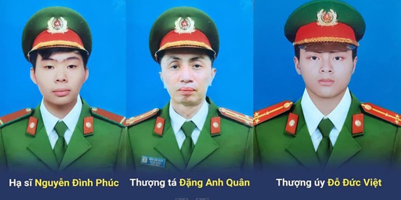 Công an TP Hà Nội tổ chức lễ tang 3 liệt sỹ theo nghi thức của lực lượng Công an Nhân dân