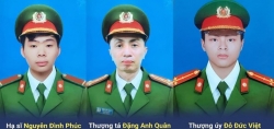 Công an TP Hà Nội tổ chức lễ tang 3 liệt sỹ theo nghi thức của lực lượng Công an Nhân dân