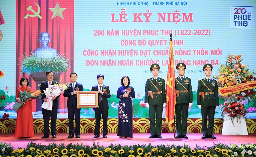 Phát huy tiềm năng, xây dựng huyện Phúc Thọ ngày càng văn minh, giàu đẹp