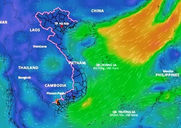 Biển Đông sắp đón áp thấp nhiệt đới