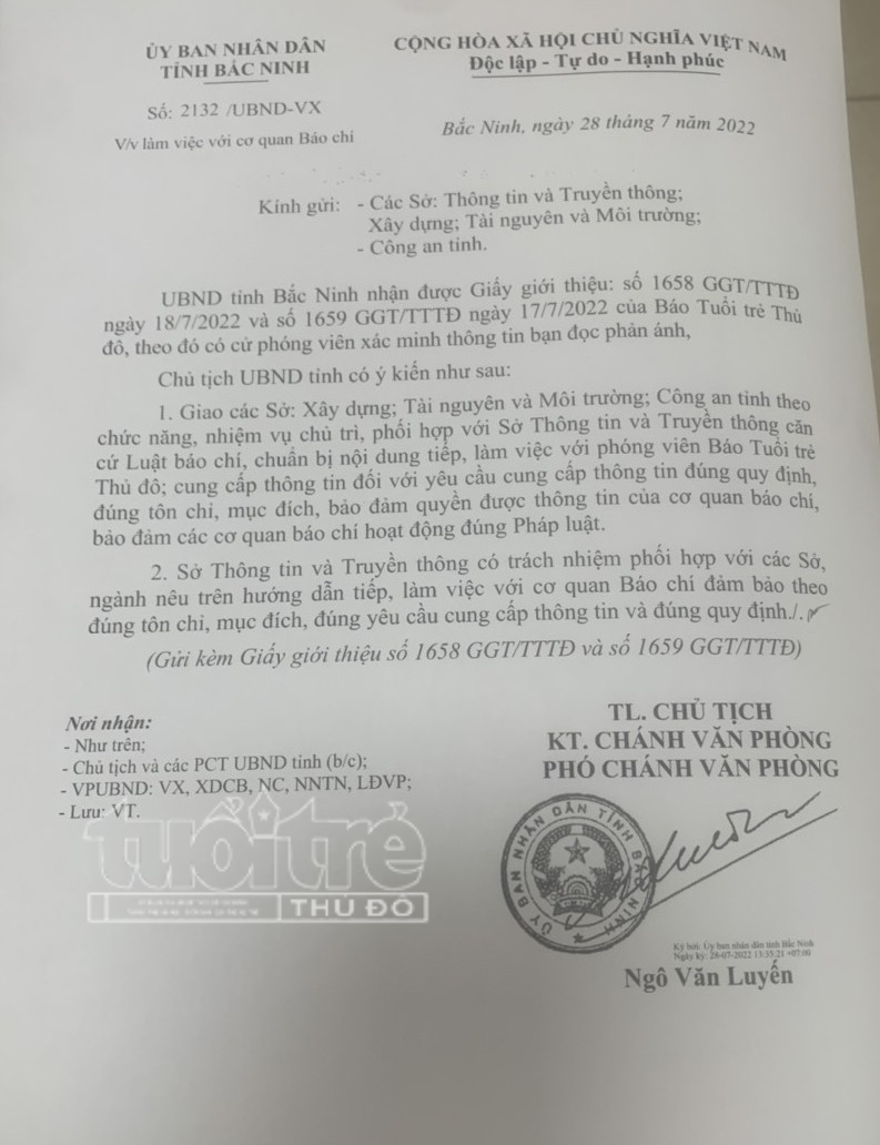 Bài 5: UBND tỉnh Bắc Ninh chỉ đạo 4 sở vào cuộc, lộ thêm nhiều bất thường