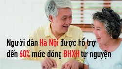 Người dân Hà Nội được hỗ trợ đến 60% mức đóng BHXH tự nguyện